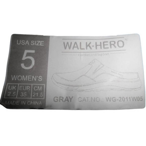 GECKO MAN, Walk-Hero, Size 5,  Women's Slip-On Mule Sneakers w/ Arch Support - Picture 3 of 6